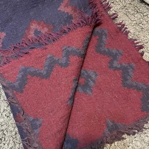 Three aritizia Wilfred mosaic blanket scarf for $200